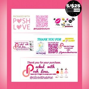 ❤️Custom Packaging Custom sticker small business thank you buyer appreciation